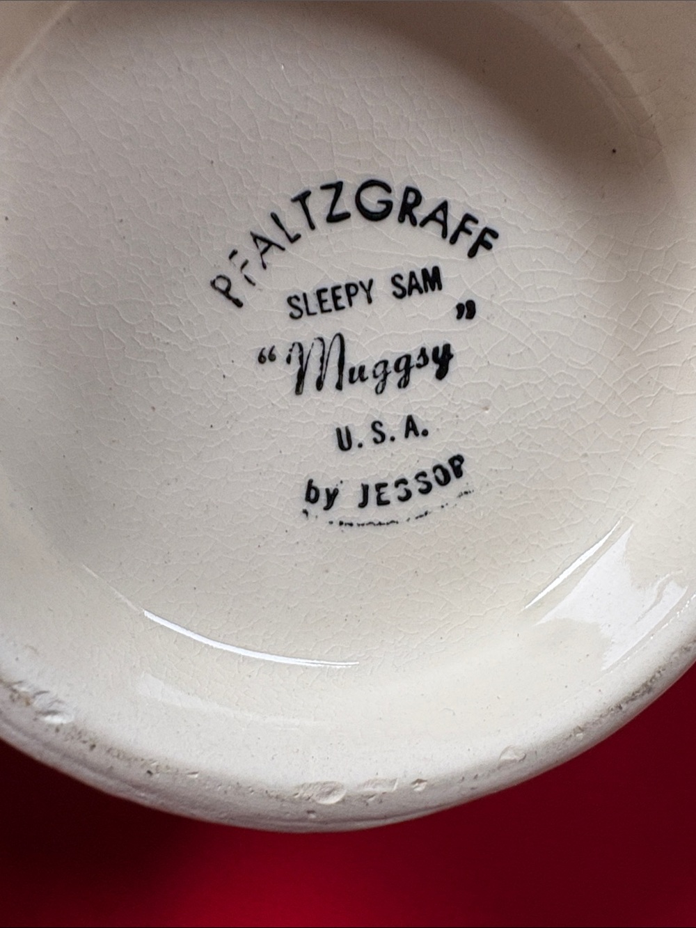 Pfaltzgraff Jessop Pottery Sleepy Sam “Muggsy” mug. - Picture 2 of 5
